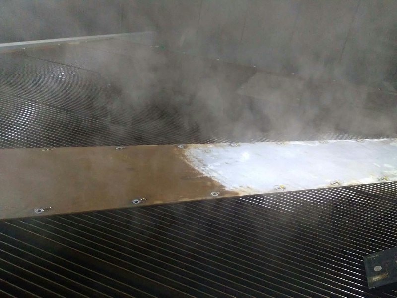 蒸汽清洗金属表面油污实际效果